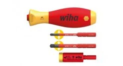 Wiha 29701280S4 VDE Momentschroevendraaier Set Incl. Adapter En 4-delige SlimBitset In Blister - SL/PZ - 41478