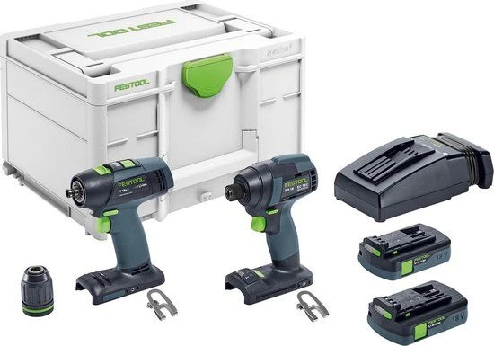 Festool TID 18 HPC 4,0 I-Set T18 18V Li-Ion Accu Combiset (2x 4,0Ah) In Systainer - 577244 3 Festool TID 18 HPC 4,0 I-Set T18 18V Li-Ion Accu Combiset (2x 4,0Ah) In Systainer - 577244